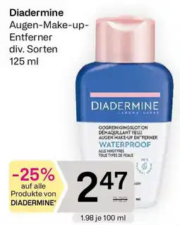 Bipa Diadermine Augen-Make-up- Entferner Angebot