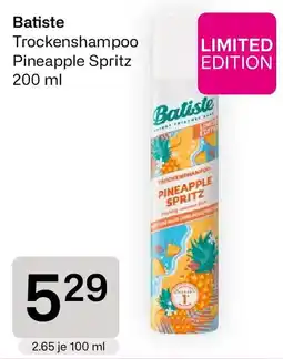 Bipa Batiste Trockenshampoo Pineapple Spritz Angebot