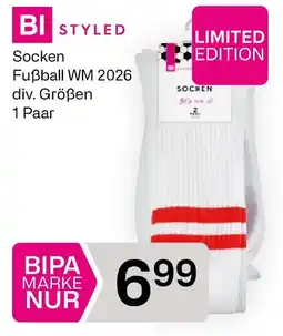 Bipa Socken Fußball WM 2026 Angebot