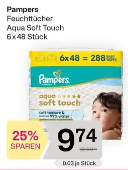 Bipa Pampers Feuchttücher Aqua Soft Touch Angebot