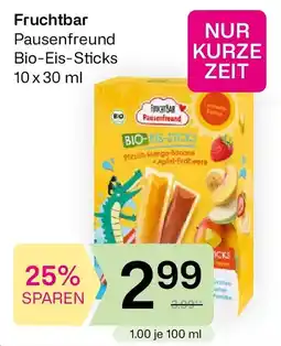 Bipa Fruchtbar Pausenfreund Bio-Eis-Sticks Angebot
