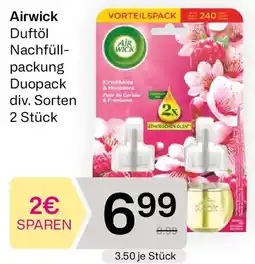 Bipa Airwick Duftöl Nachfüll- packung Duopack Angebot