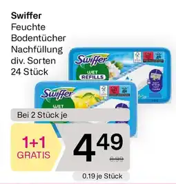 Bipa Swiffer Feuchte Bodentücher Nachfüllung Angebot