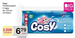 Bipa Cosy Toilettenpapier 3-lagig Angebot