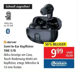 Pagro Diskont Semi in ear kopfhörer twe 57b Angebot