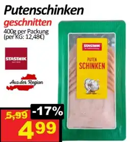 Wurstico Putenschinken Angebot
