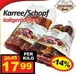 Wurstico Karree/Schopf kaltgeräuchert Angebot