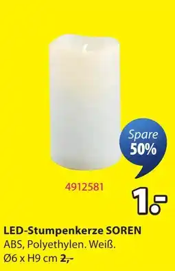 JYSK LED-Stumpenkerze SOREN Angebot