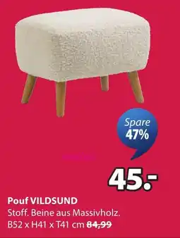 JYSK Pouf VILDSUND Angebot