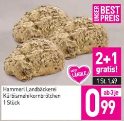 Sutterlüty Hammerl Landbäckerei Kürbismehrkornbrötchen Angebot