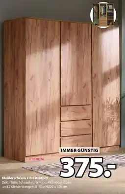 JYSK Kleiderschrank LIMFJORDEN Angebot