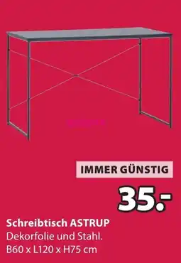 JYSK Schreibtisch ASTRUP Angebot