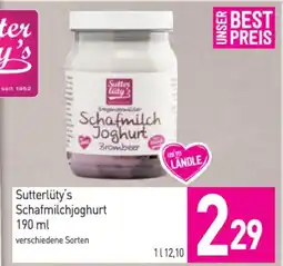 Sutterlüty BEST PREIS Schafmilchjoghurt Angebot