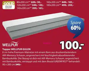 JYSK Topper WELLPUR GULEN Angebot