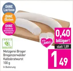 Sutterlüty Metzgerei Broger Bregenzerwälder Kalbsbratwurst Angebot