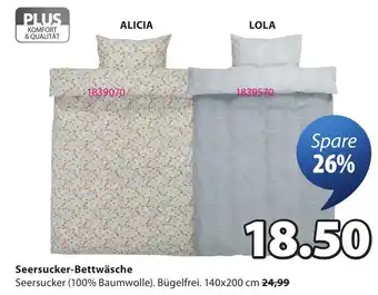 Seersucker-Bettwäsche