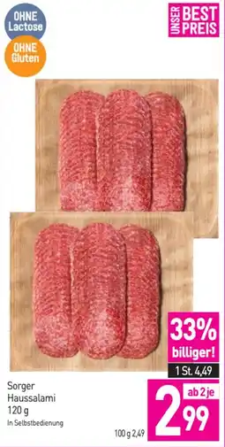 Sutterlüty Sorger Haussalami Angebot