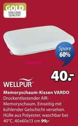 JYSK Memoryschaum-Kissen VARDO Angebot