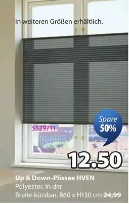 JYSK Up & Down-Plissee HVEN Angebot