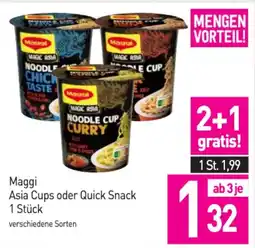 Sutterlüty Asia Cups oder Quick Snack Angebot