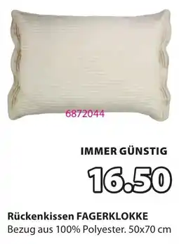 JYSK Rückenkissen FAGERKLOKKE Angebot