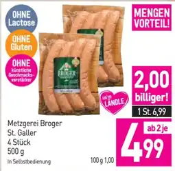 Sutterlüty Metzgerei Broger St. Galler Angebot