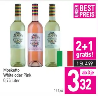 Sutterlüty Mosketto White oder Pink Angebot