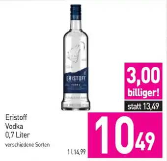 Sutterlüty Eristoff Vodka Angebot