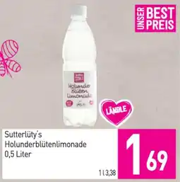 Sutterlüty Holunderblütenlimonade Angebot