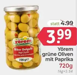 ETSAN grüne Oliven mit Paprika Angebot