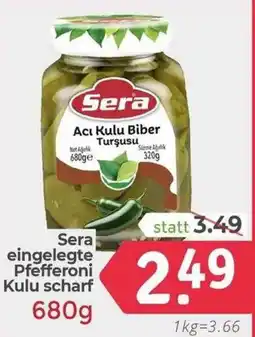 ETSAN Eingelegte Pfefferoni Kulu scharf Angebot