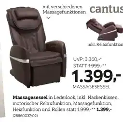 XXXLutz Massagesessel Angebot