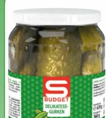 Spar Delikatess Gurken Angebot