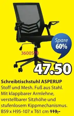 JYSK Schreibtischstuhl ASPERUP Angebot