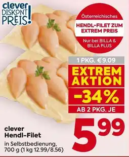 Billa clever Hendl-Filet Angebot