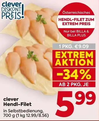 Billa clever Hendl-Filet Angebot