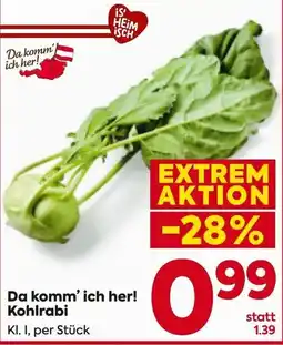 Billa Da komm' ich her! Kohlrabi Angebot