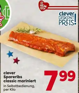 Billa clever Spareribs classic mariniert Angebot