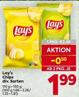 Billa Lay's Chips Angebot