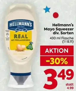 Billa Hellmann's Mayo Squeezer Angebot