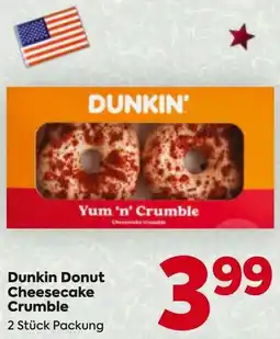 Billa Dunkin Donut Cheesecake Crumble Angebot