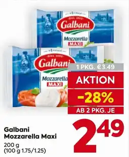 Billa Galbani Mozzarella Maxi Angebot