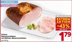 Billa Frierss Bauernschinken od. Hühner-Bauernschinken Angebot
