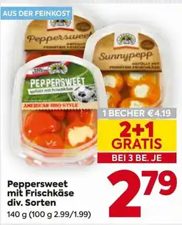 Billa Peppersweet mit Frischkäse Angebot