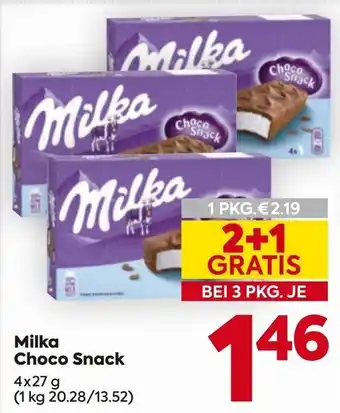 Billa Milka Choco Snack Angebot