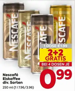 Billa Nescafé Eiskaffee Angebot