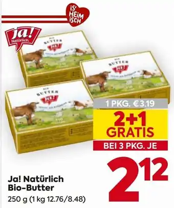 Billa Ja! Natürlich Bio-Butter Angebot