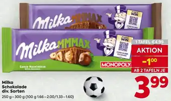 Billa Milka Schokolade Angebot
