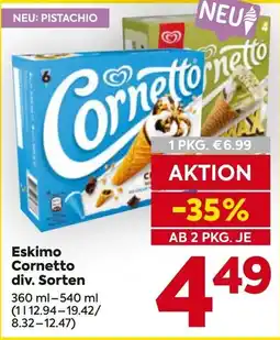 Billa Eskimo Cornetto Angebot
