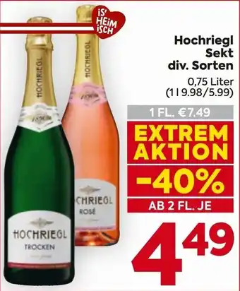 Billa Hochriegl Sekt Angebot